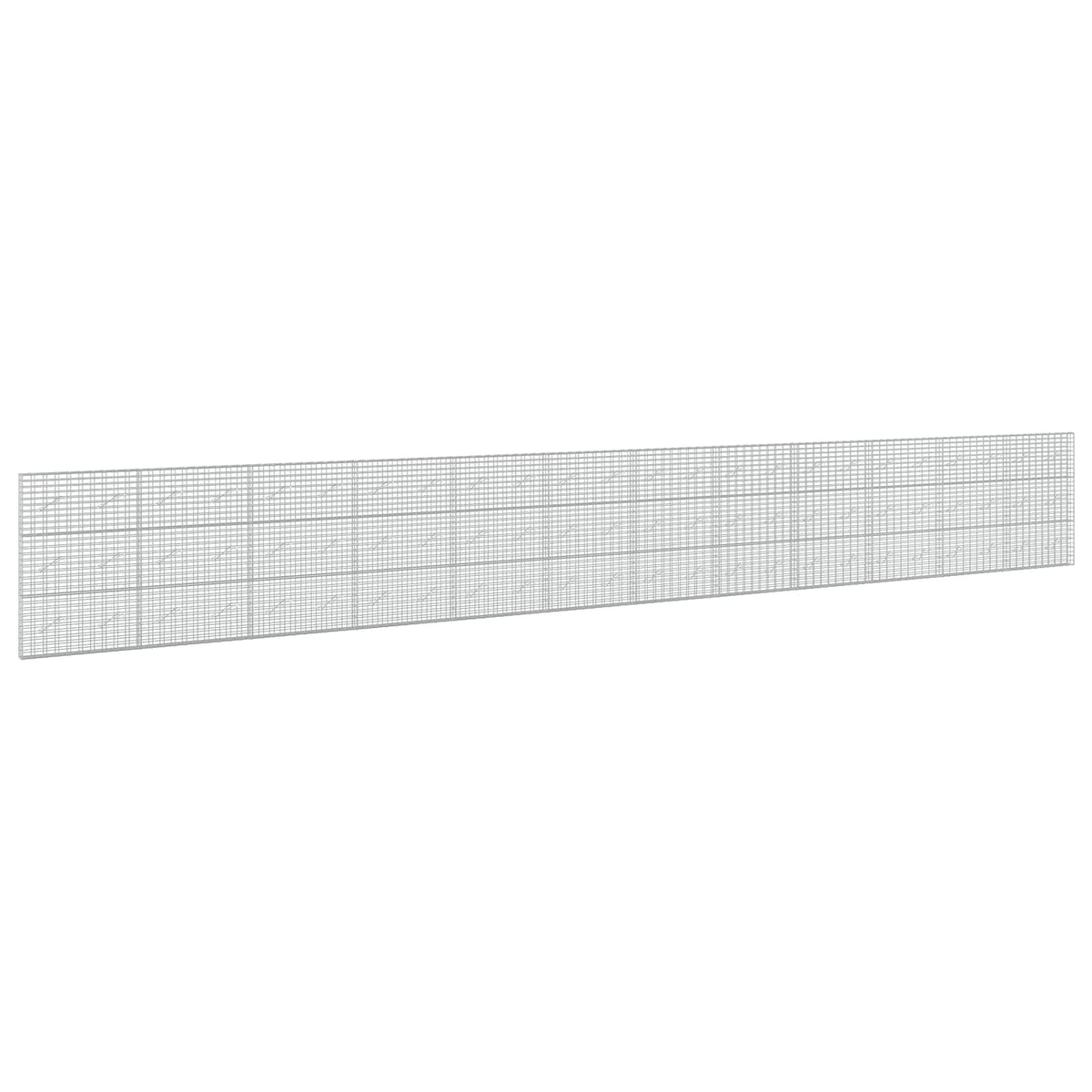 Gabion with 5 mm Wire and 5x10 cm Mesh 1200x10x150 cm