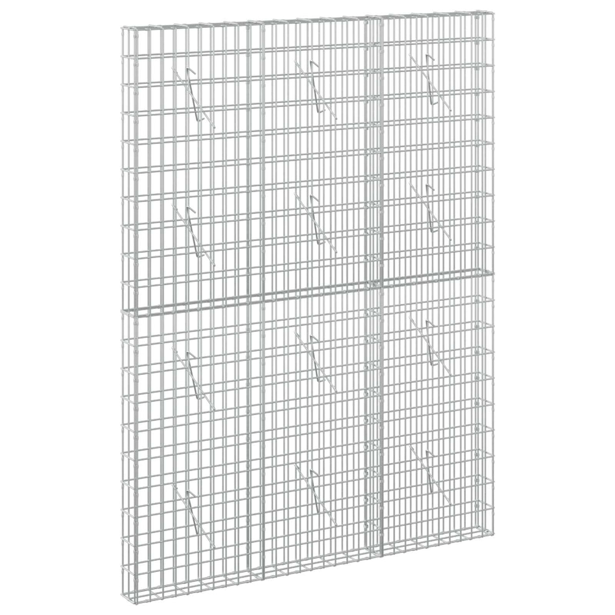 Gabion with 5 mm Wire and 5x10 cm Mesh 150x10x200 cm