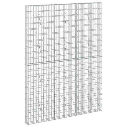 Gabion with 5 mm Wire and 5x10 cm Mesh 150x10x200 cm
