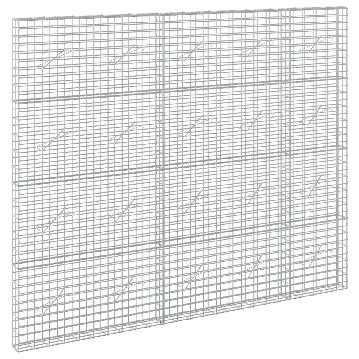 Gabion with 5 mm Wire and 5x10 cm Mesh 250x10x200 cm