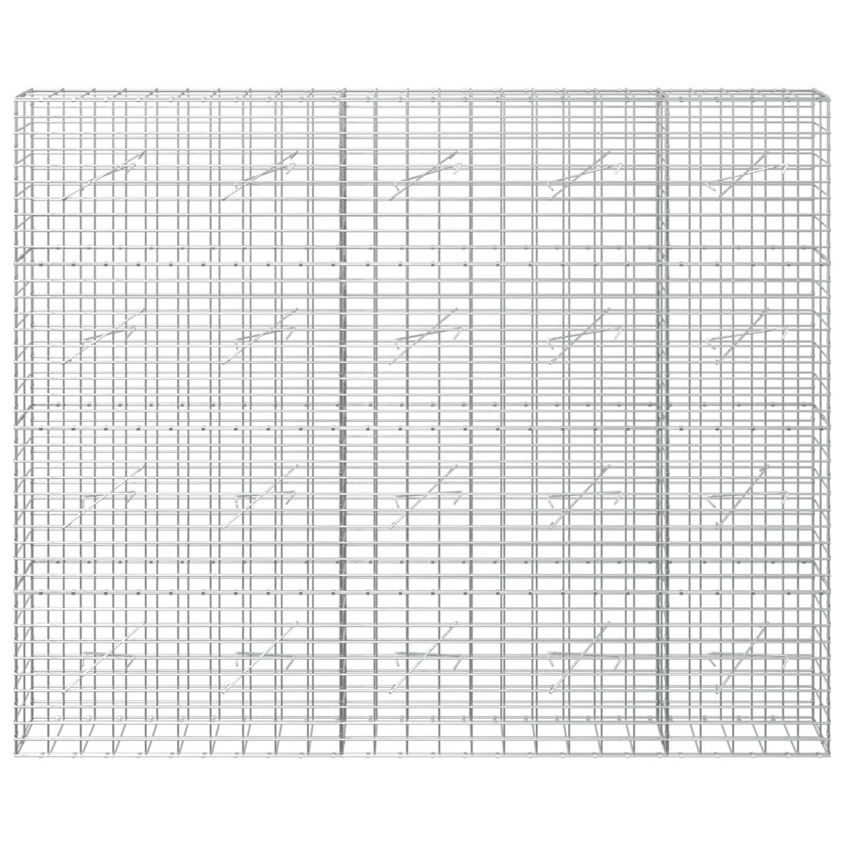 Gabion with 5 mm Wire and 5x10 cm Mesh 250x10x200 cm