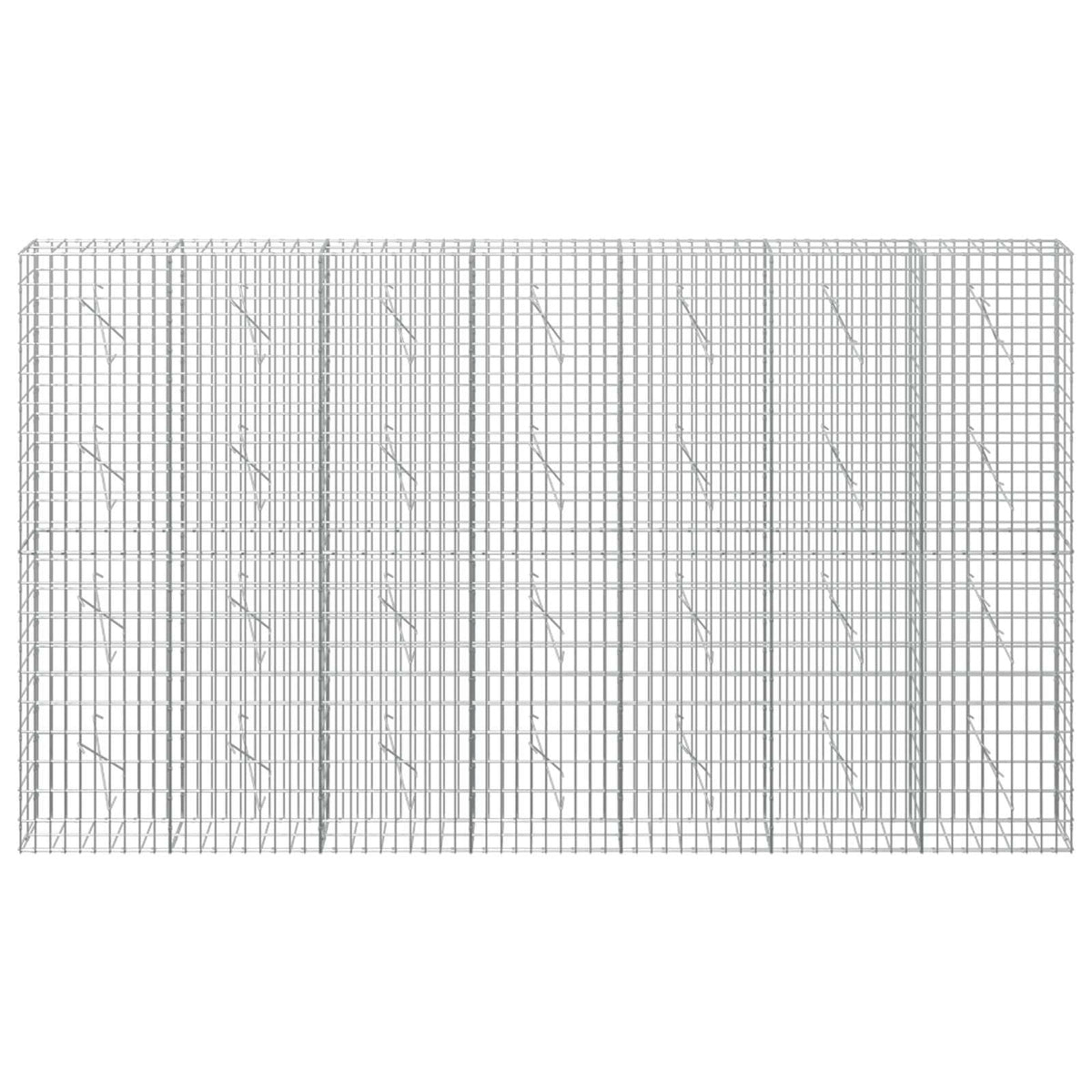 Gabion with 5 mm Wire and 5x10 cm Mesh 350x10x200 cm