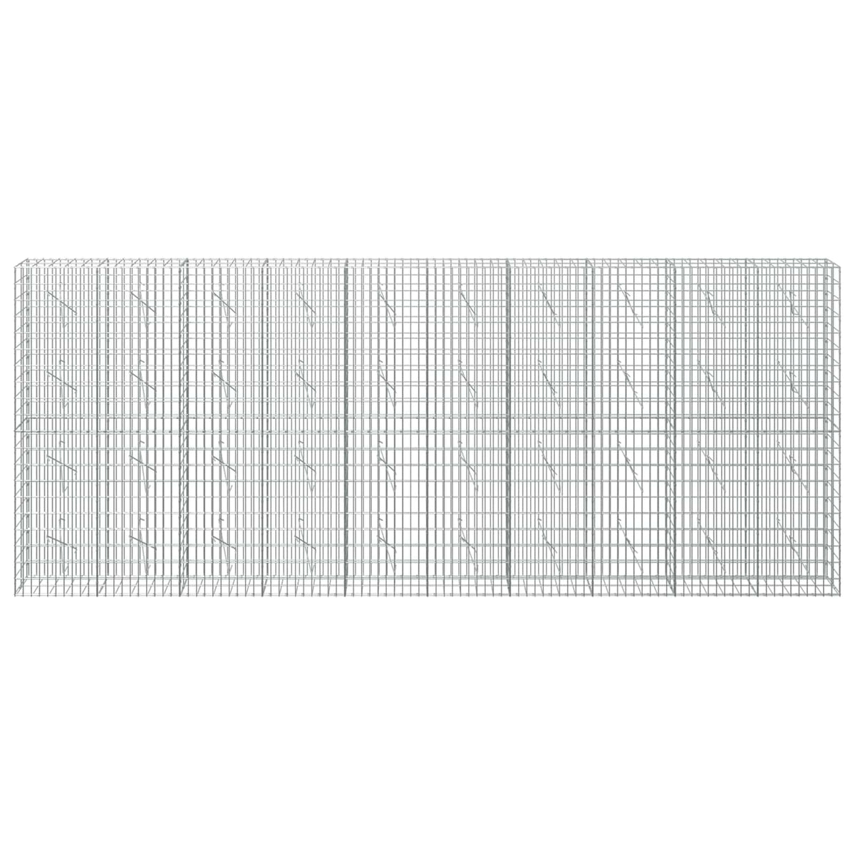 Gabion with 5 mm Wire and 5x10 cm Mesh 500x10x200 cm