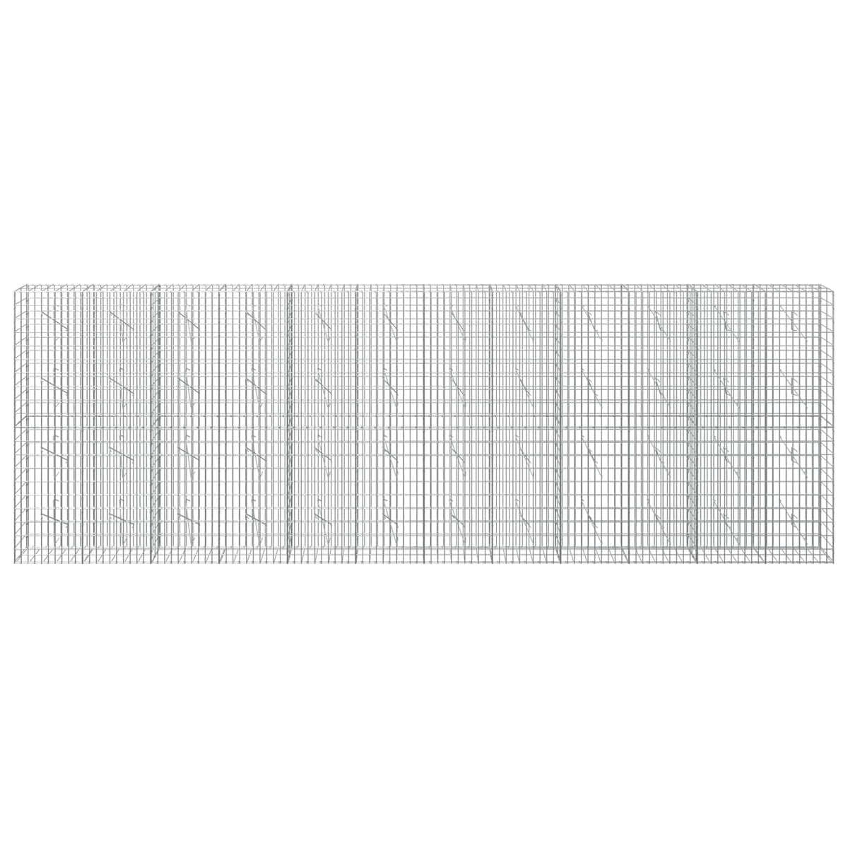 Gabion with 5 mm Wire and 5x10 cm Mesh 600x10x200 cm