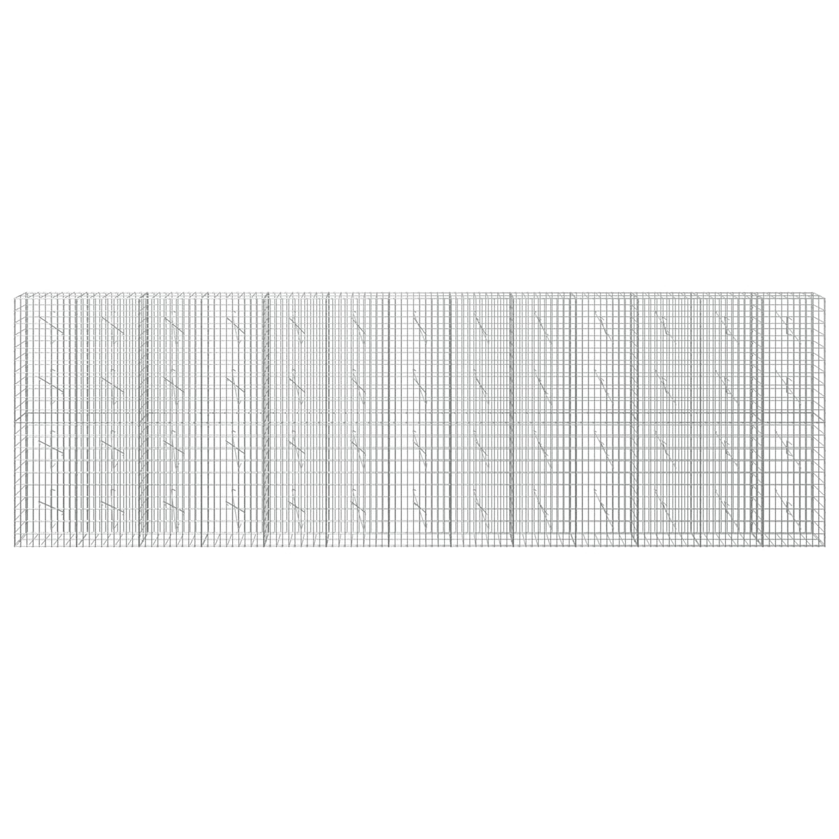 Gabion with 5 mm Wire and 5x10 cm Mesh 650x10x200 cm