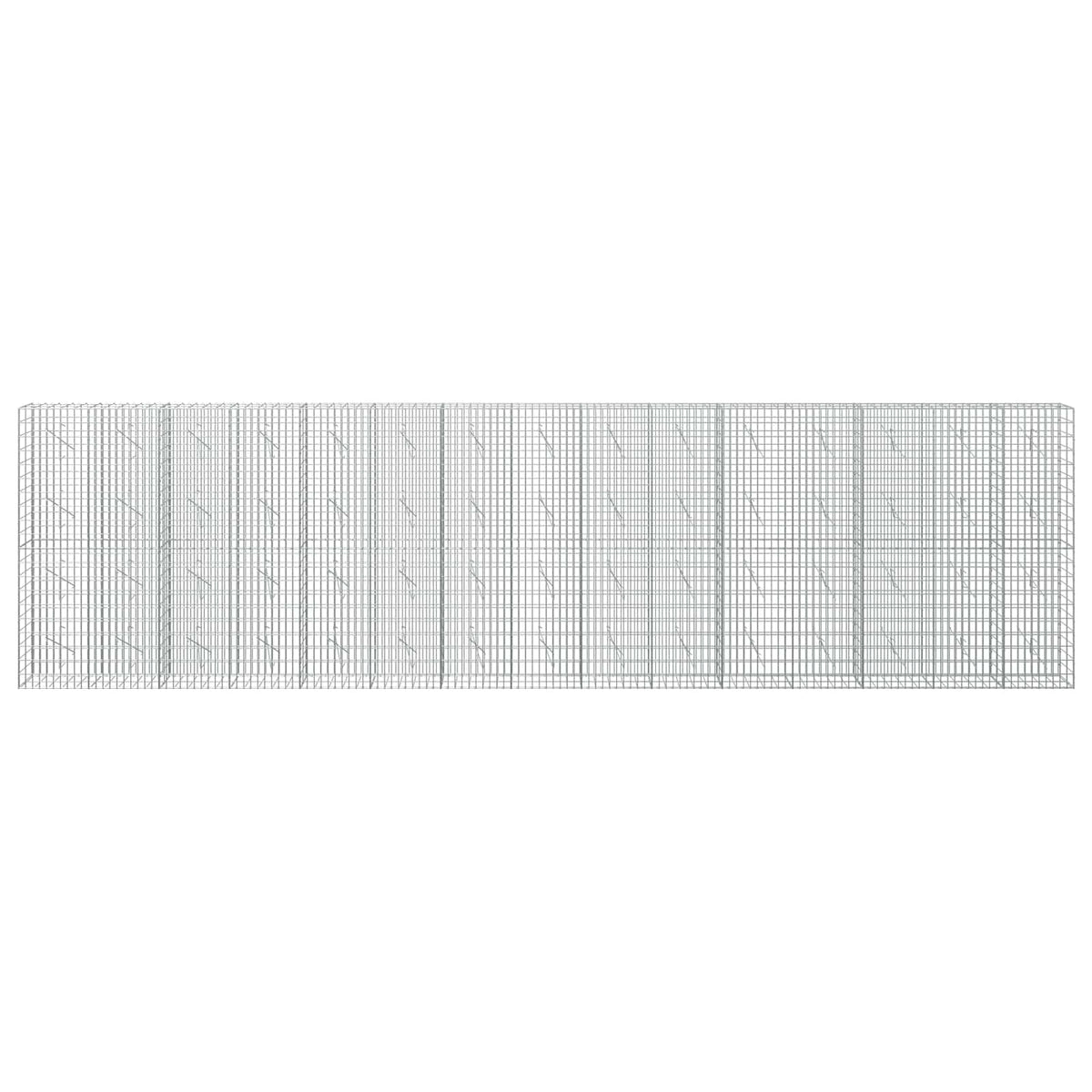 Gabion with 5 mm Wire and 5x10 cm Mesh 750x10x200 cm
