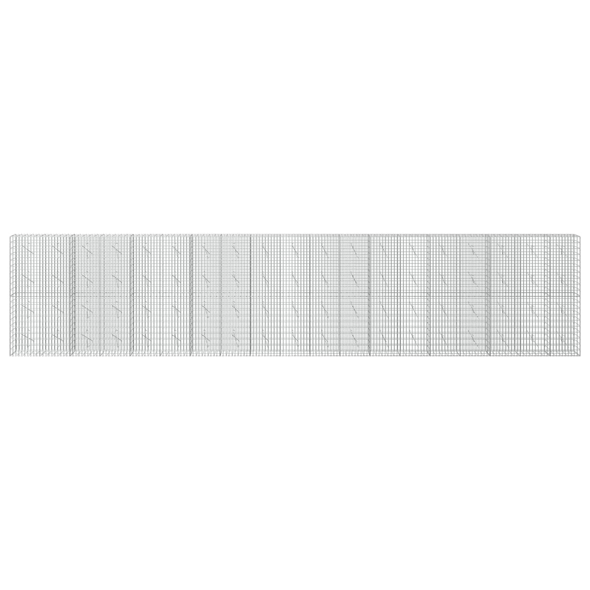 Gabion with 5 mm Wire and 5x10 cm Mesh 950x10x200 cm