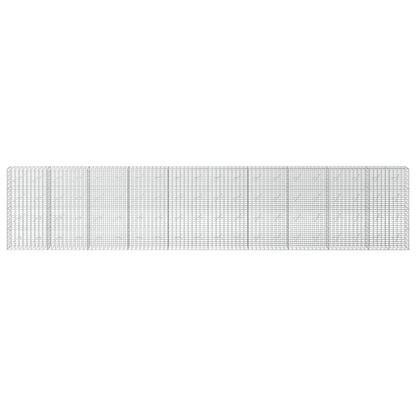 Gabion with 5 mm Wire and 5x10 cm Mesh 1000x10x200 cm