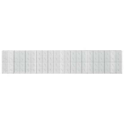 Gabion with 5 mm Wire and 5x10 cm Mesh 1050x10x200 cm
