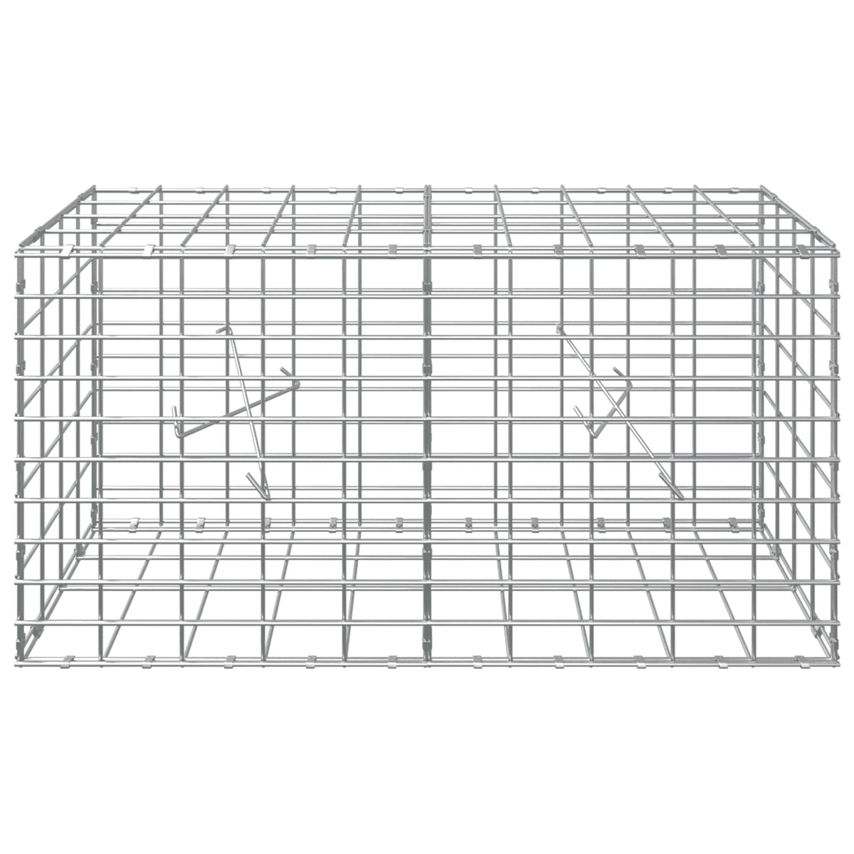 Gabion with 5 mm Wire and 5x10 cm Mesh 100x20x50 cm