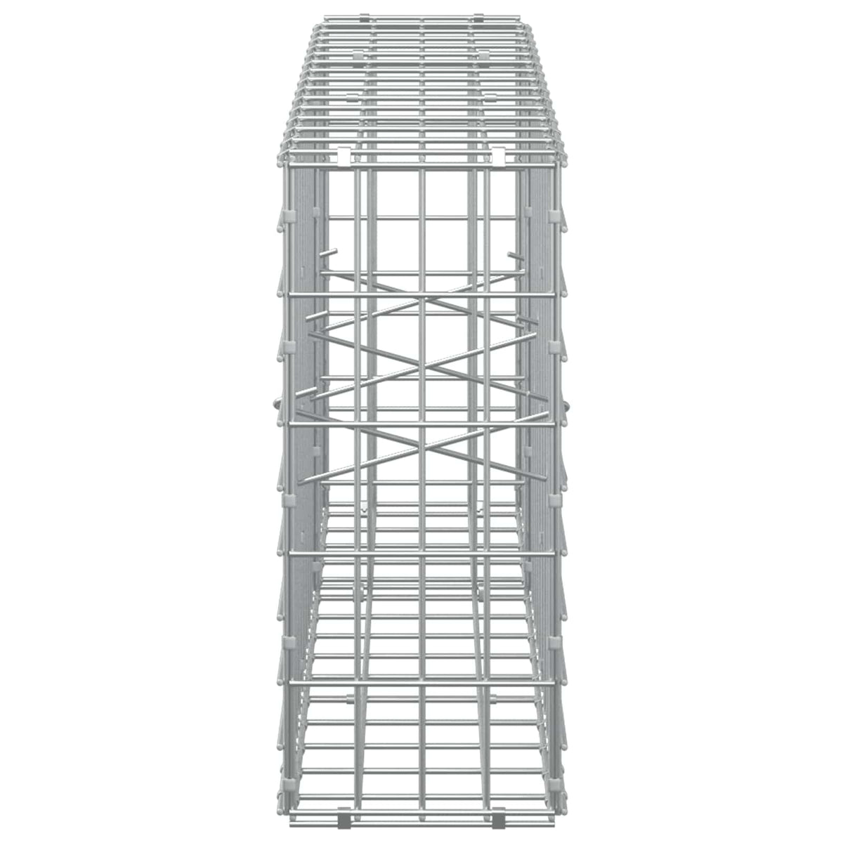 Gabion with 5 mm Wire and 5x10 cm Mesh 150x20x50 cm