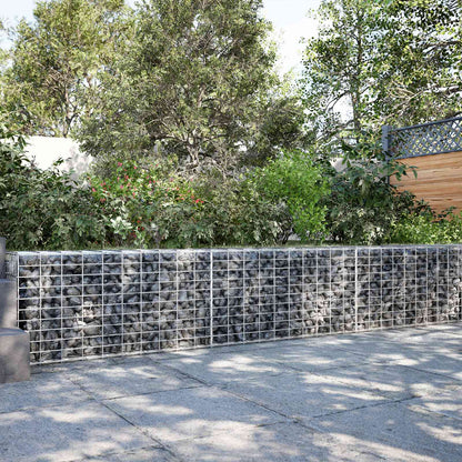 Gabion with 5 mm Wire and 5x10 cm Mesh 250x20x50 cm