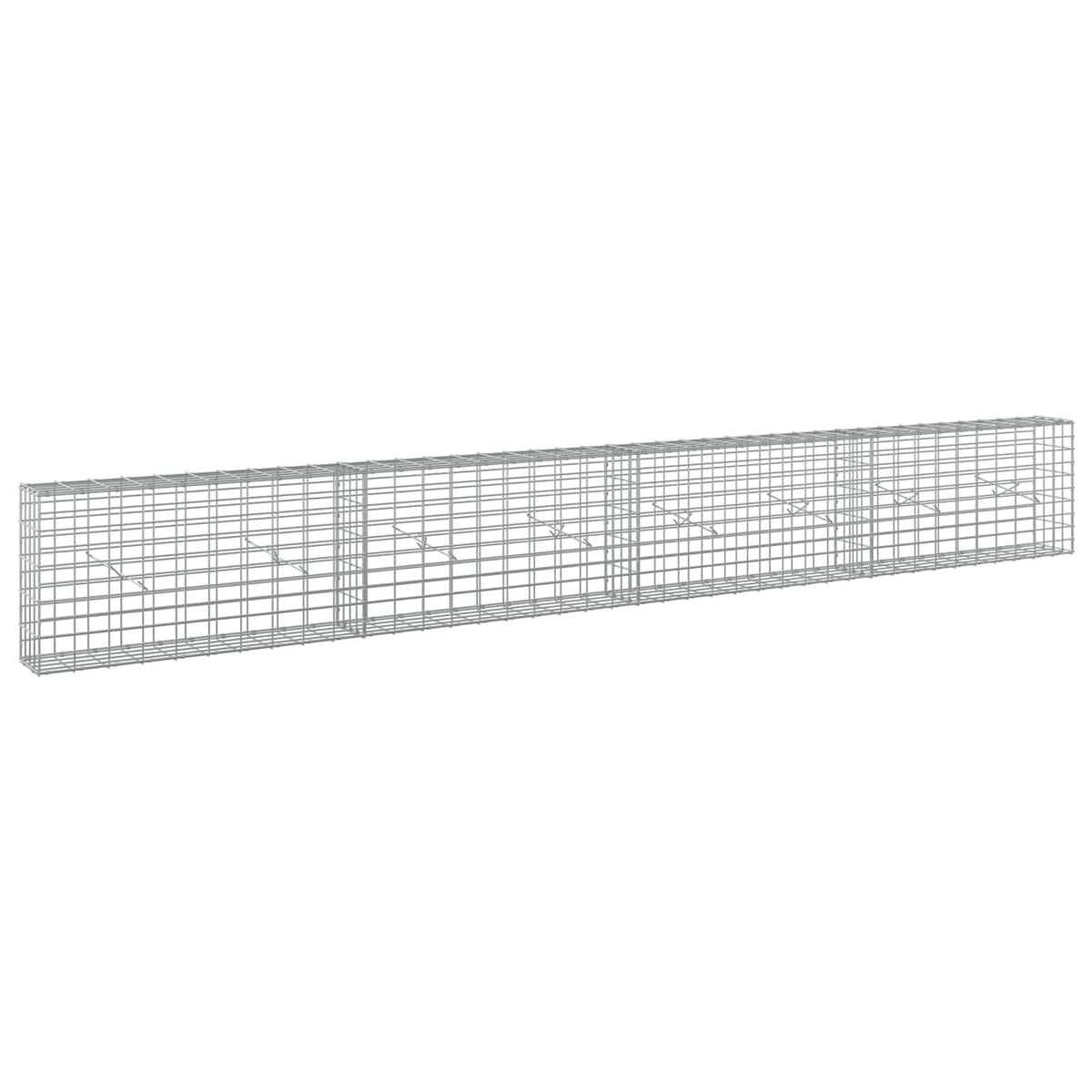 Gabion with 5 mm Wire and 5x10 cm Mesh 400x20x50 cm