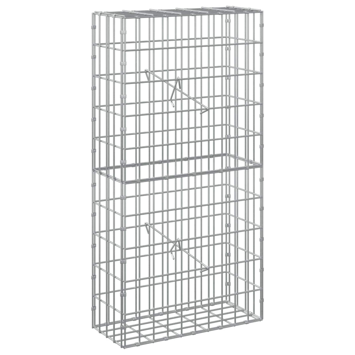Gabion with 5 mm Wire and 5x10 cm Mesh 50x20x100 cm