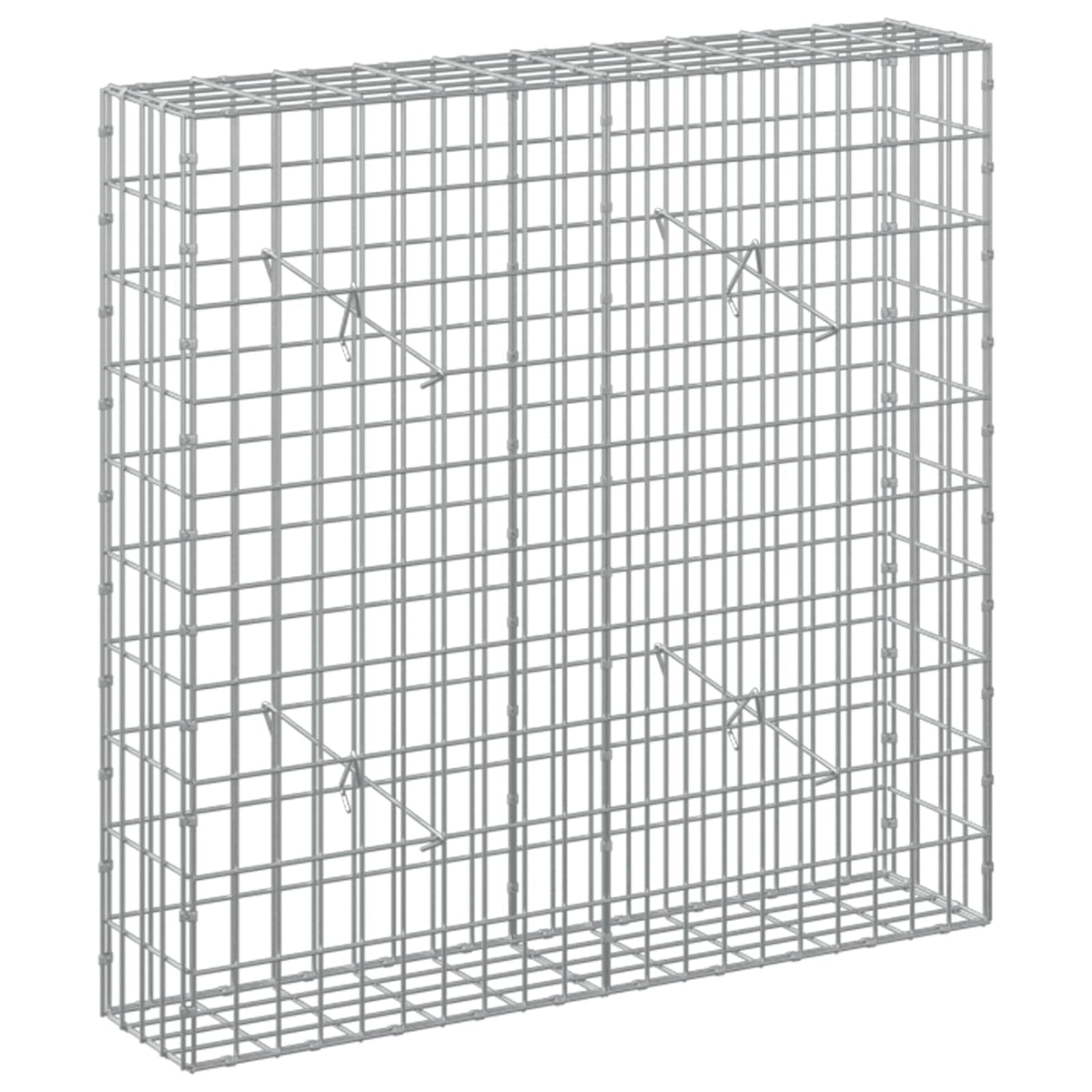 Gabion with 5 mm Wire and 5x10 cm Mesh 100x20x100 cm