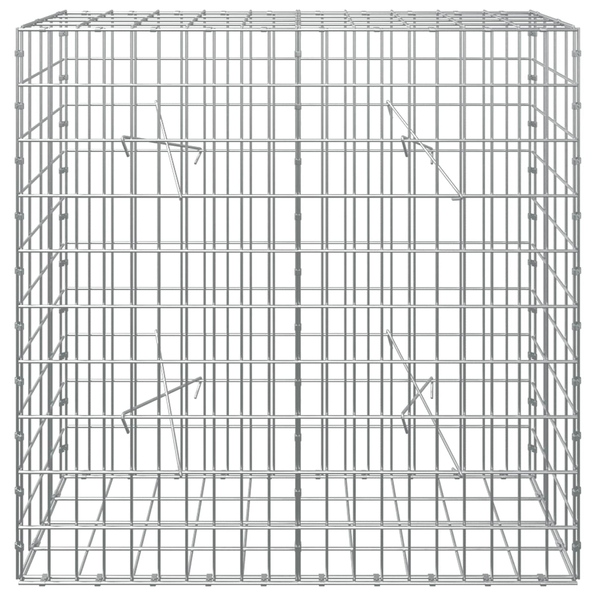 Gabion with 5 mm Wire and 5x10 cm Mesh 100x20x100 cm
