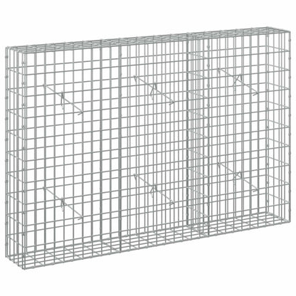 Gabion with 5 mm Wire and 5x10 cm Mesh 150x20x100 cm