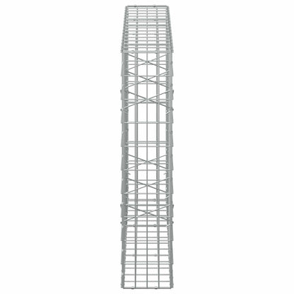 Gabion with 5 mm Wire and 5x10 cm Mesh 150x20x100 cm