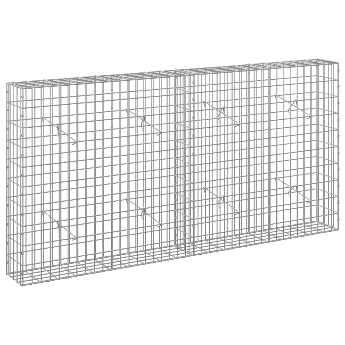Gabion with 5 mm Wire and 5x10 cm Mesh 200x20x100 cm