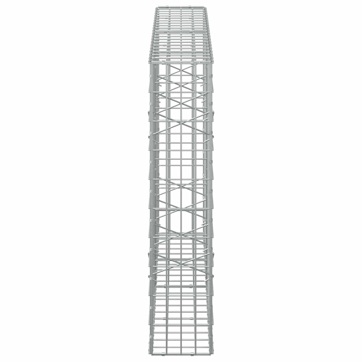 Gabion with 5 mm Wire and 5x10 cm Mesh 200x20x100 cm