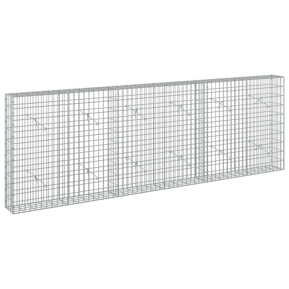 Gabion with 5 mm Wire and 5x10 cm Mesh 300x20x100 cm