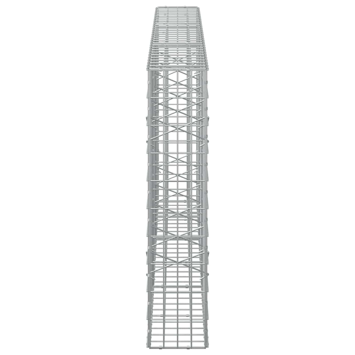 Gabion with 5 mm Wire and 5x10 cm Mesh 300x20x100 cm
