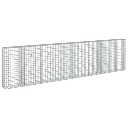 Gabion with 5 mm Wire and 5x10 cm Mesh 400x20x100 cm