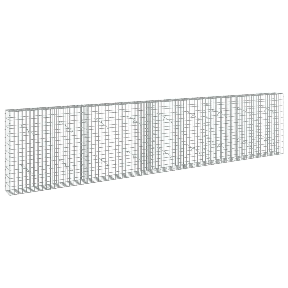 Gabion with 5 mm Wire and 5x10 cm Mesh 450x20x100 cm