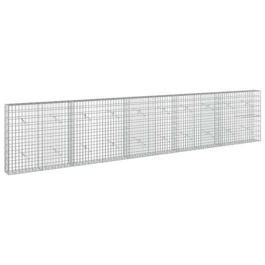Gabion with 5 mm Wire and 5x10 cm Mesh 500x20x100 cm