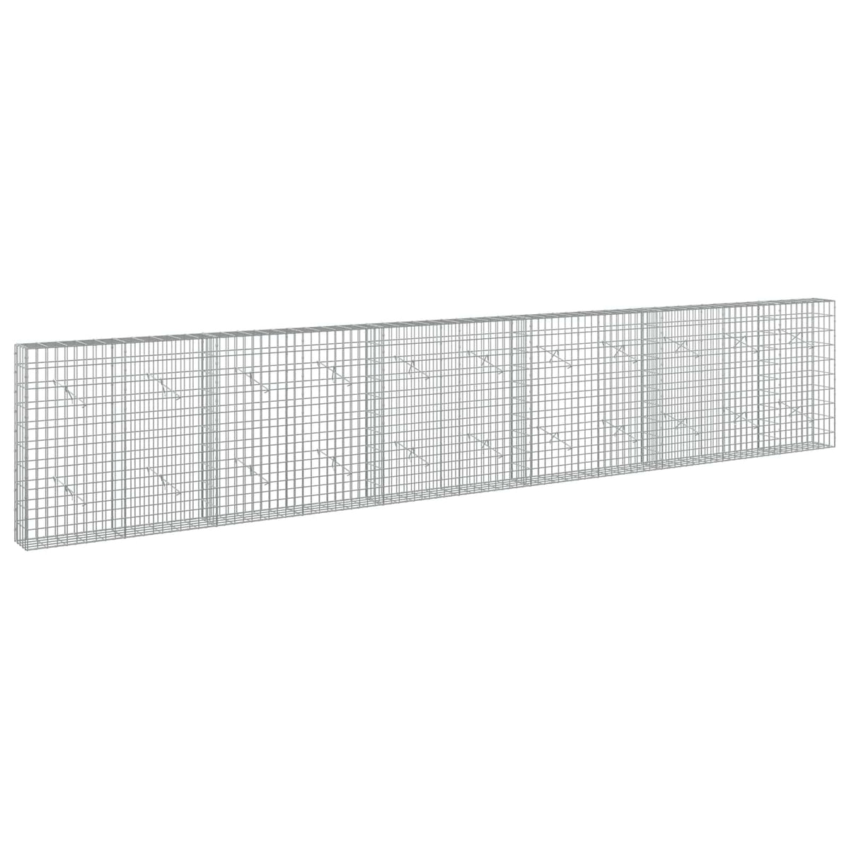 Gabion with 5 mm Wire and 5x10 cm Mesh 550x20x100 cm