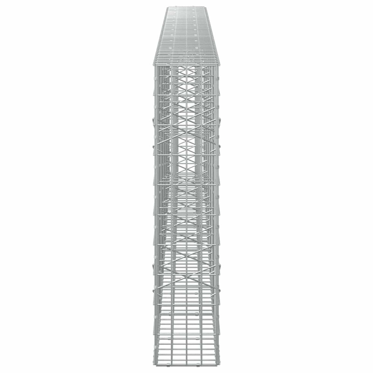 Gabion with 5 mm Wire and 5x10 cm Mesh 550x20x100 cm