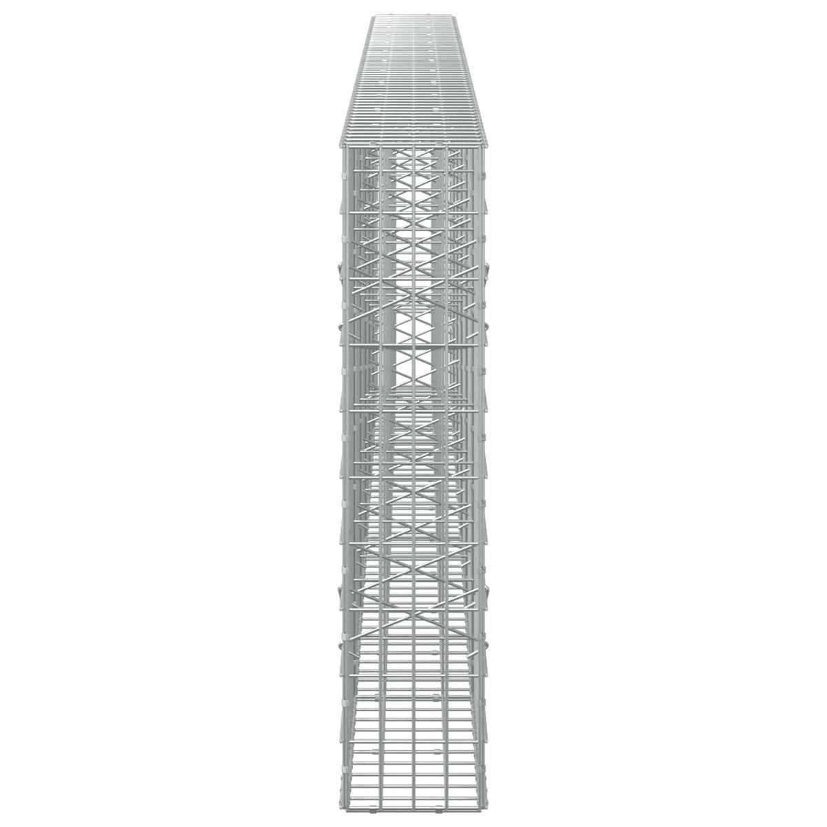Gabion with 5 mm Wire and 5x10 cm Mesh 600x20x100 cm