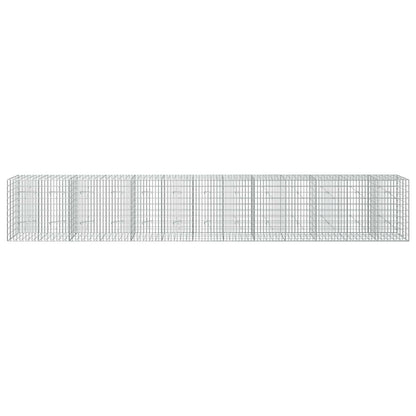 Gabion with 5 mm Wire and 5x10 cm Mesh 650x20x100 cm
