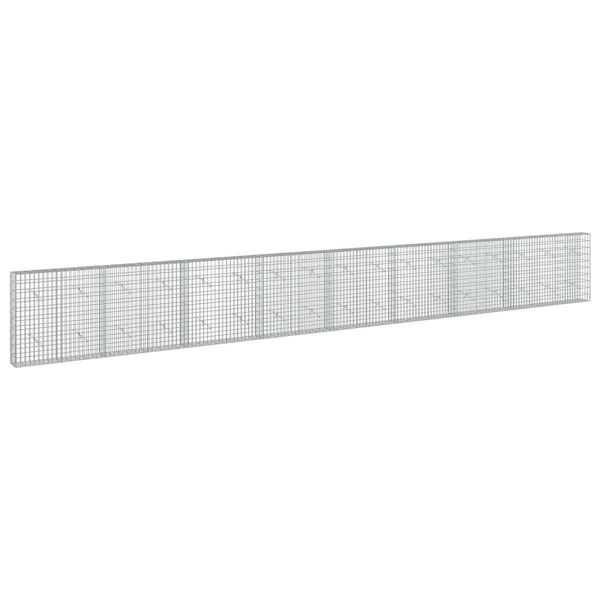 Gabion with 5 mm Wire and 5x10 cm Mesh 850x20x100 cm