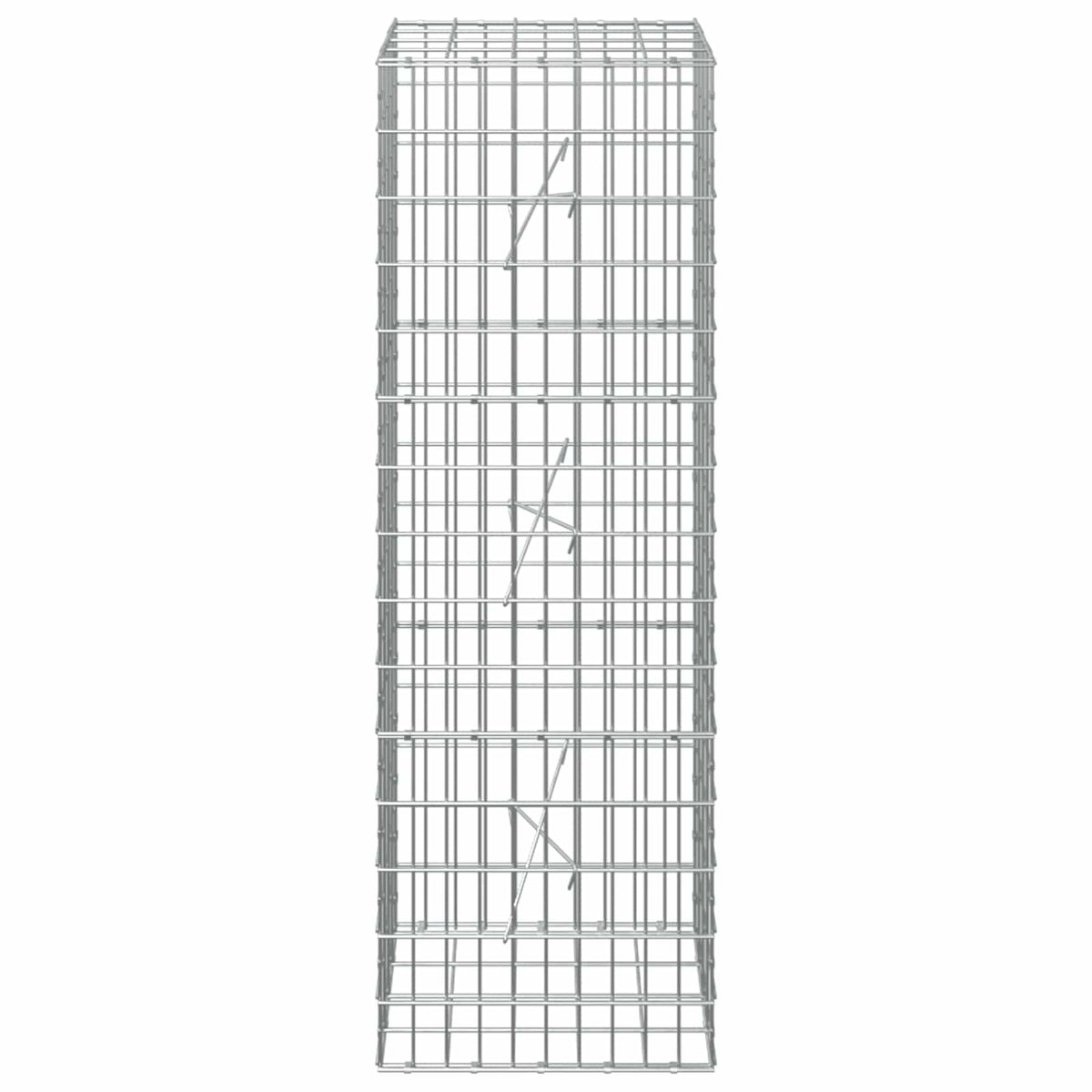 Gabion with 5 mm Wire and 5x10 cm Mesh 50x20x150 cm