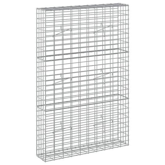 Gabion with 5 mm Wire and 5x10 cm Mesh 100x20x150 cm