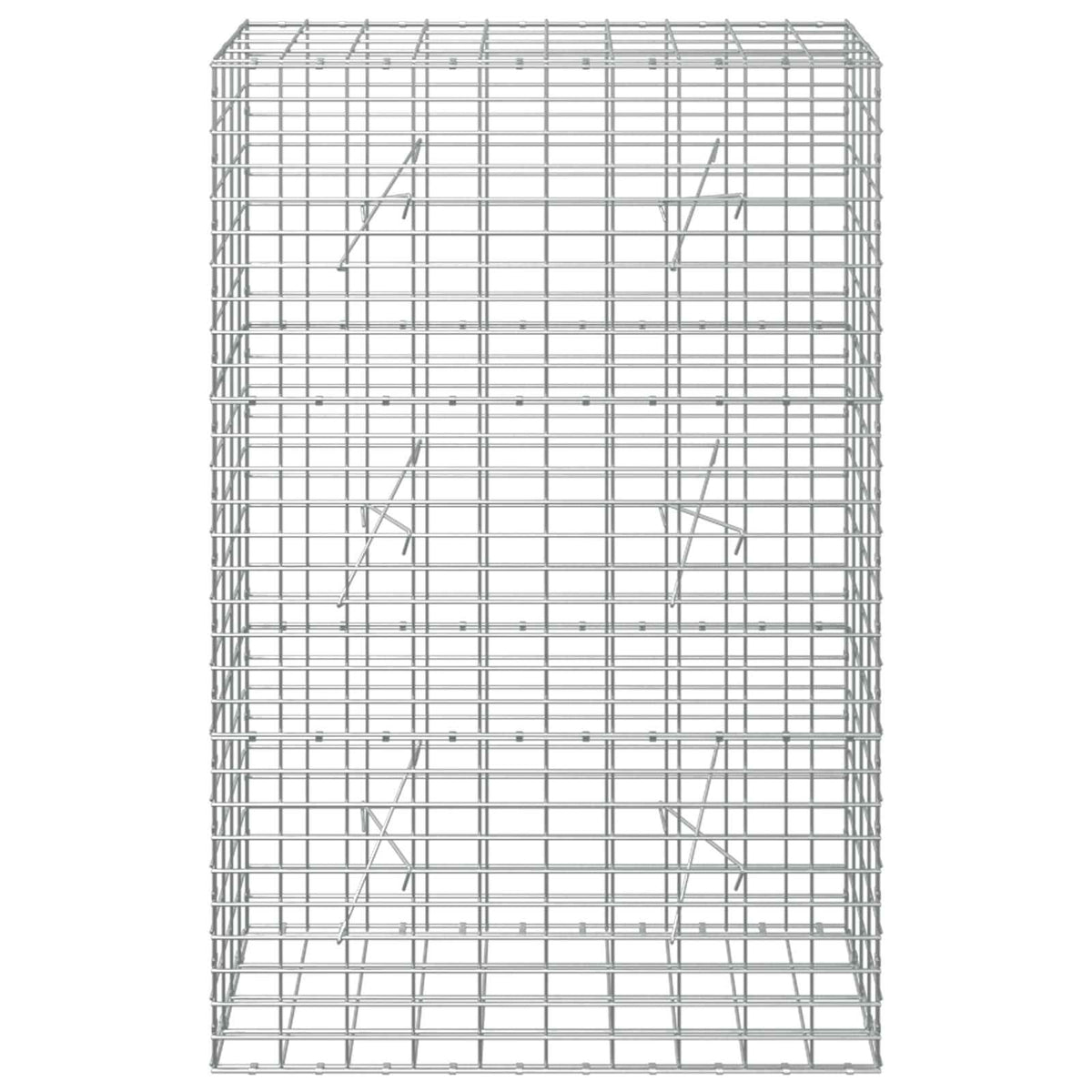 Gabion with 5 mm Wire and 5x10 cm Mesh 100x20x150 cm