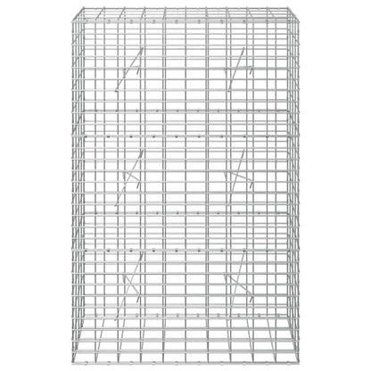 Gabion with 5 mm Wire and 5x10 cm Mesh 100x20x150 cm