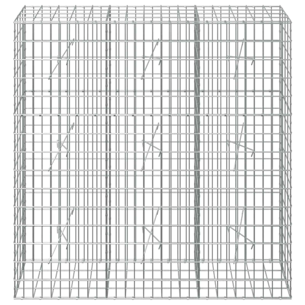 Gabion with 5 mm Wire and 5x10 cm Mesh 150x20x150 cm