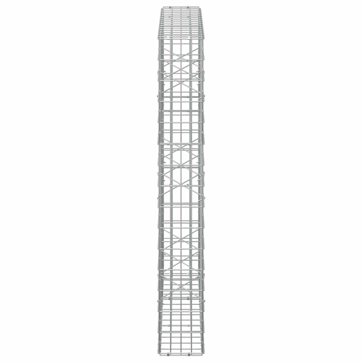 Gabion with 5 mm Wire and 5x10 cm Mesh 150x20x150 cm