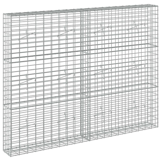 Gabion with 5 mm Wire and 5x10 cm Mesh 200x20x150 cm