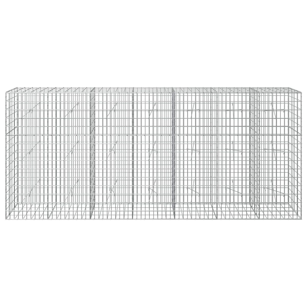 Gabion with 5 mm Wire and 5x10 cm Mesh 350x20x150 cm