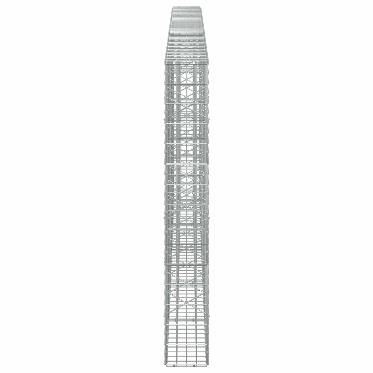Gabion with 5 mm Wire and 5x10 cm Mesh 500x20x150 cm