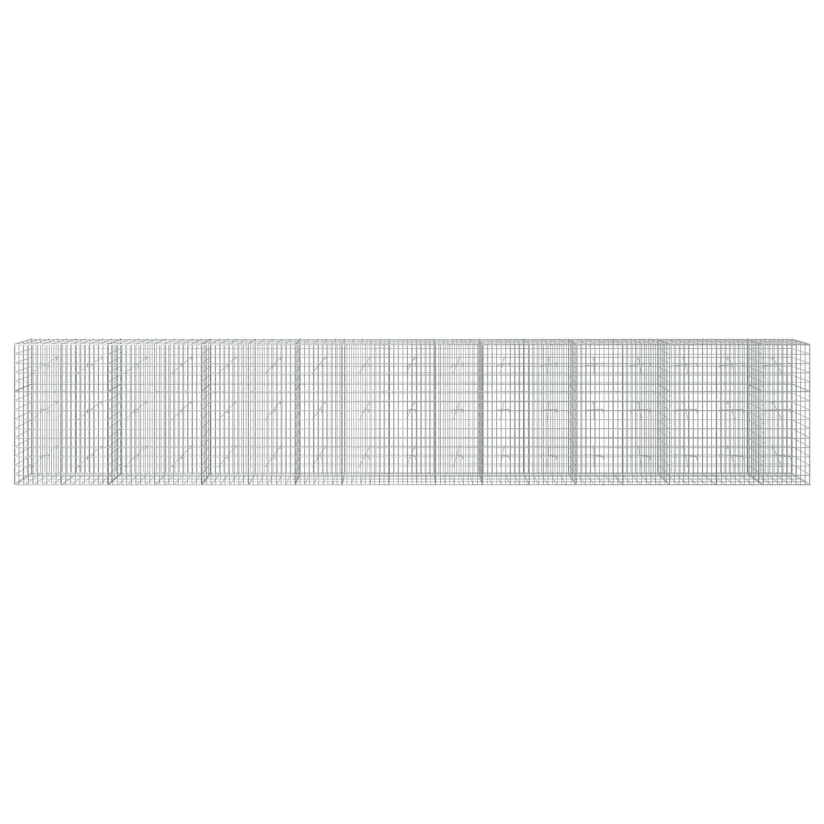 Gabion with 5 mm Wire and 5x10 cm Mesh 850x20x150 cm
