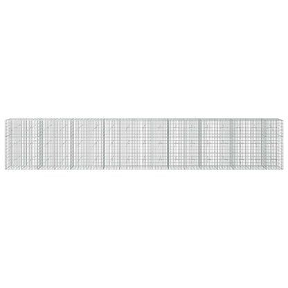 Gabion with 5 mm Wire and 5x10 cm Mesh 850x20x150 cm