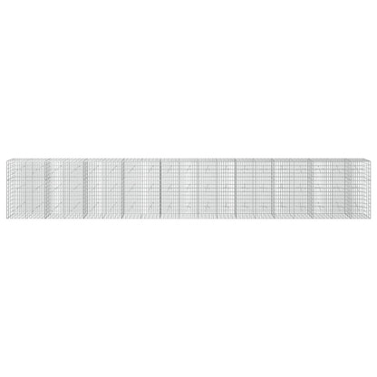 Gabion with 5 mm Wire and 5x10 cm Mesh 950x20x150 cm