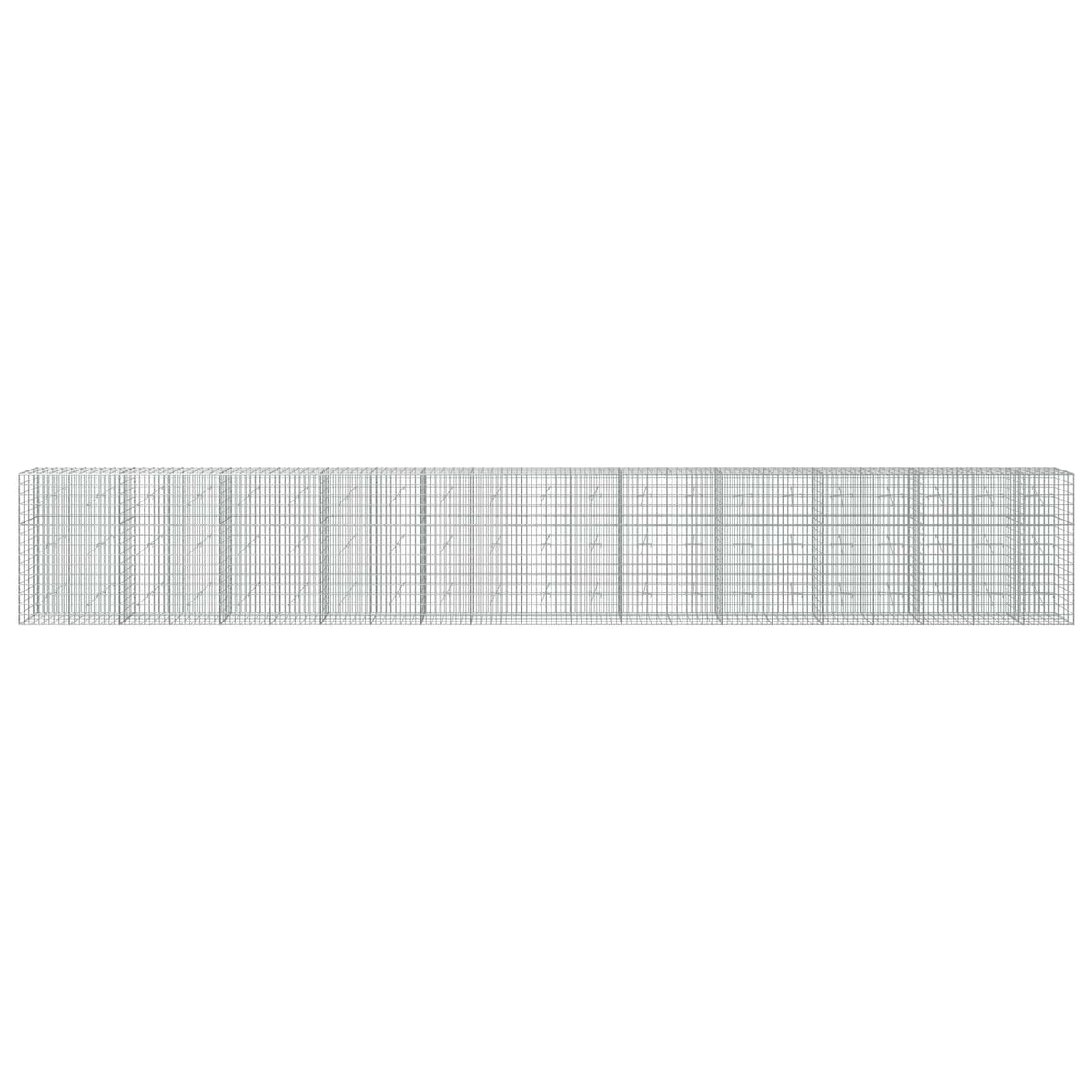 Gabion with 5 mm Wire and 5x10 cm Mesh 1050x20x150 cm