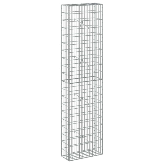 Gabion with 5 mm Wire and 5x10 cm Mesh 50x20x200 cm