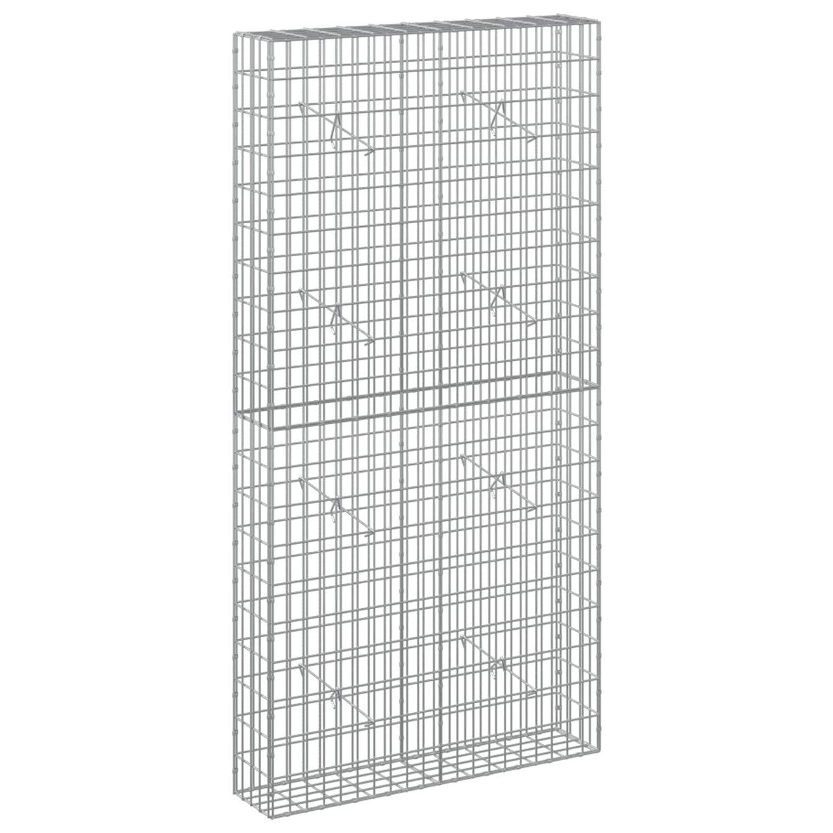 Gabion with 5 mm Wire and 5x10 cm Mesh 100x20x200 cm