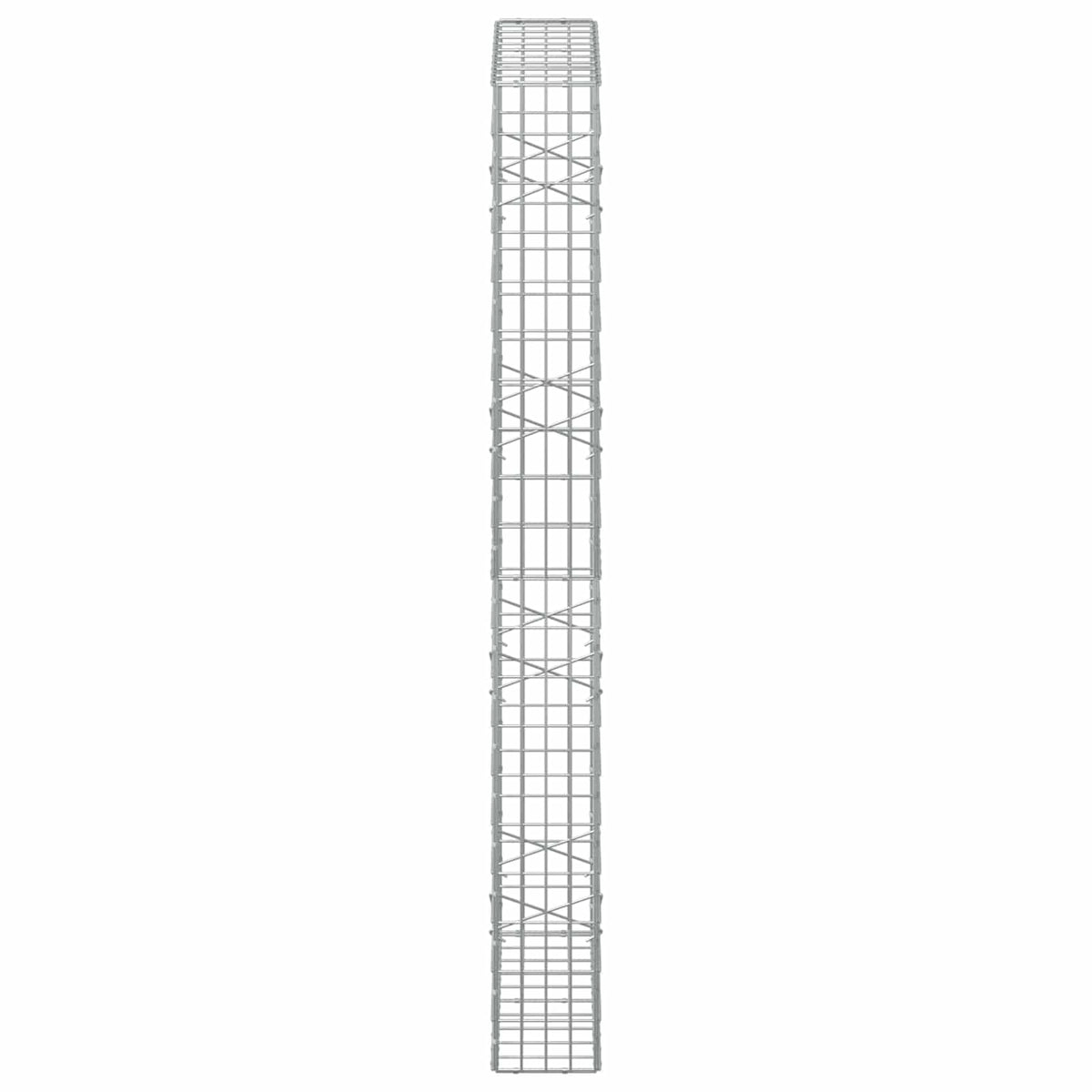 Gabion with 5 mm Wire and 5x10 cm Mesh 100x20x200 cm